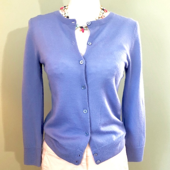 periwinkle cardigan sweater